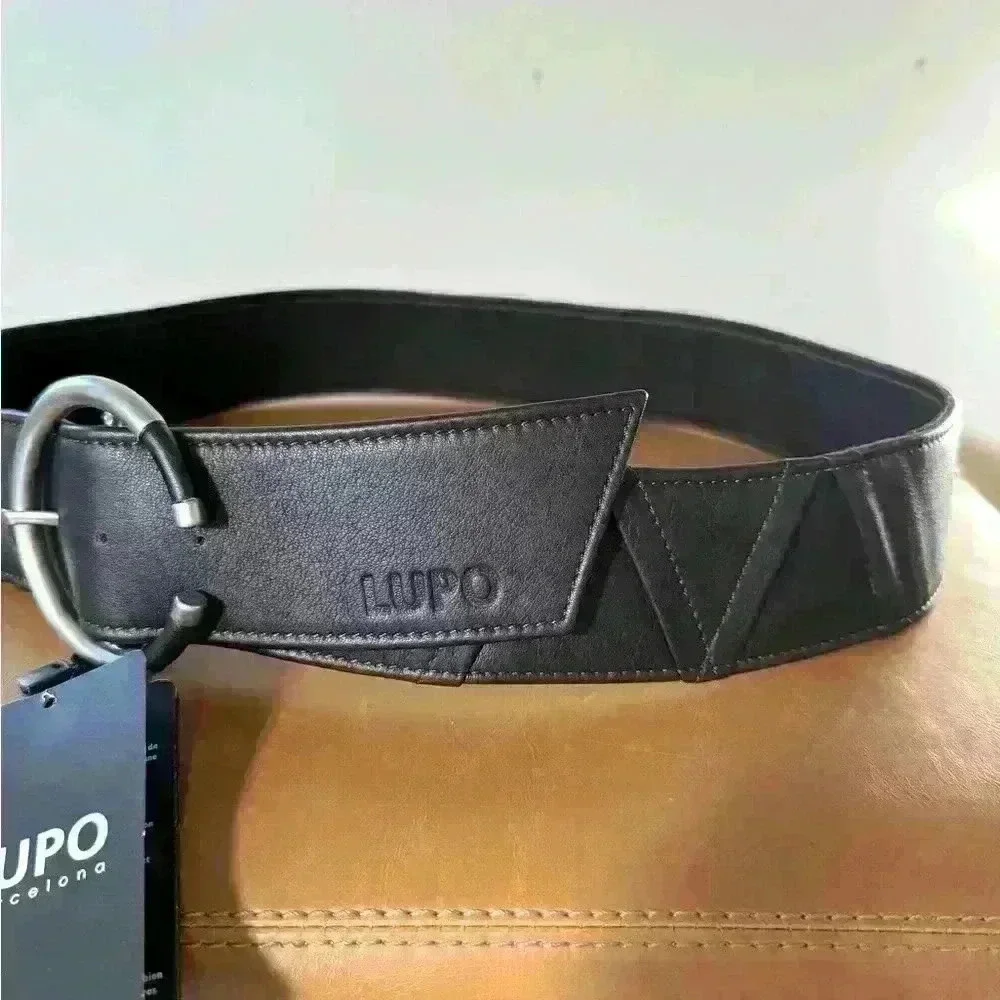 NWT Lupo Barcelona Leather Brown Belt Size 95‎